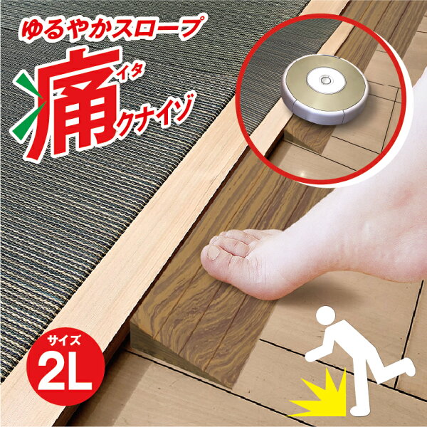 つまさきやわらかガード 痛くないぞゆるやかスロープ2L 痛クナイゾゆるやかスロープ IT-04 4cmの段差 やわらか素材